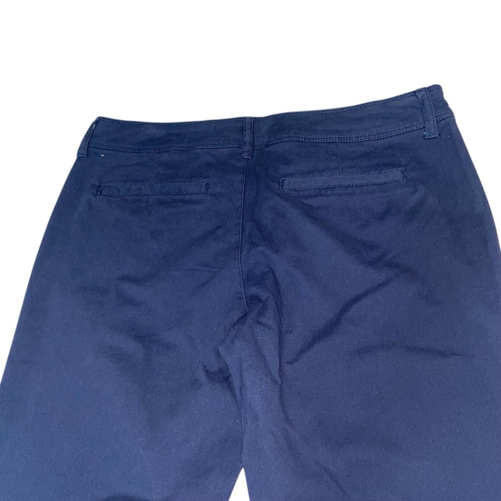 NWT Aeropostale (32x32) Dark Navy Blue Bootcut Twill Pants - Women’s 8 Long - Picture 8 of 10